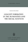 Buchcover Concept Formation in the Humanities and the Social Sciences