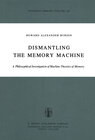 Buchcover Dismantling the Memory Machine