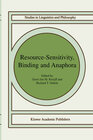 Buchcover Resource-Sensitivity, Binding and Anaphora
