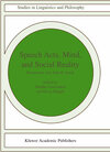 Buchcover Speech Acts, Mind, and Social Reality