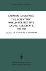Buchcover The Scientific World-Perspective and Other Essays, 1931–1963