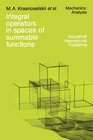 Buchcover Integral operators in spaces of summable functions