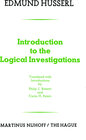 Buchcover Introduction to the Logical Investigations