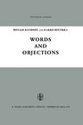 Buchcover Words and Objections