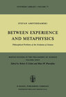 Buchcover Between Experience and Metaphysics