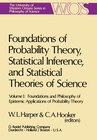 Buchcover Foundations of Probability Theory, Statistical Inference, and Statistical Theories of Science