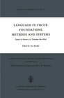 Buchcover Language in Focus: Foundations, Methods and Systems