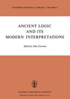 Buchcover Ancient Logic and Its Modern Interpretations