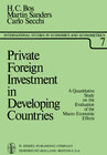 Buchcover Private Foreign Investment in Developing Countries