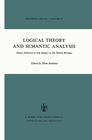 Buchcover Logical Theory and Semantic Analysis