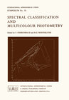 Buchcover Spectral Classification and Multicolour Photometry