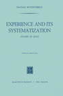 Buchcover Experience and its Systematization