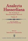 Buchcover The Later Husserl and the Idea of Phenomenology