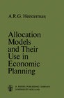 Buchcover Allocation Models and their Use in Economic Planning