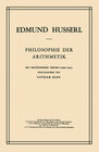 Buchcover Philosophie der Arithmetik
