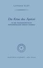 Buchcover Die Krise des Apriori