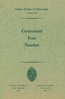 Buchcover Centennial Year Number