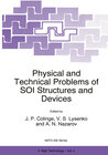Buchcover Physical and Technical Problems of SOI Structures and Devices