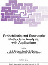 Buchcover Probabilistic and Stochastic Methods in Analysis, with Applications
