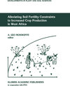 Buchcover Alleviating Soil Fertility Constraints to Increased Crop Production in West Africa