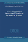Buchcover IUTAM / IFToMM Symposium on Synthesis of Nonlinear Dynamical Systems