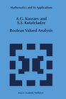 Buchcover Boolean Valued Analysis
