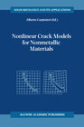 Buchcover Nonlinear Crack Models for Nonmetallic Materials