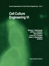 Buchcover Cell Culture Engineering VI