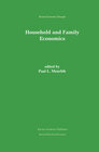 Buchcover Household and Family Economics