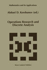 Buchcover Operations Research and Discrete Analysis