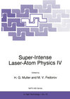 Buchcover Super-Intense Laser-Atom Physics IV