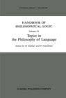 Buchcover Handbook of Philosophical Logic