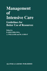 Buchcover Management of Intensive Care
