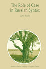 Buchcover The Role of Case in Russian Syntax