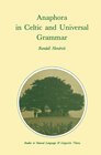 Buchcover Anaphora in Celtic and Universal Grammar