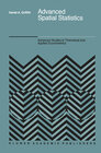 Buchcover Advanced Spatial Statistics