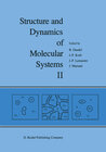 Buchcover Structure and Dynamics of Molecular Systems