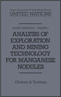Buchcover Analysis of Exploration and Mining Technology for Manganese Nodules