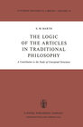 Buchcover The Logic of the Articles in Traditional Philosophy