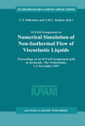 Buchcover IUTAM Symposium on Numerical Simulation of Non-Isothermal Flow of Viscoelastic Liquids