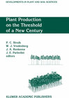 Buchcover Plant Production on the Threshold of a New Century