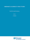 Buchcover Ordered Algebraic Structures