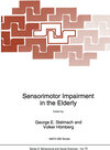 Buchcover Sensorimotor Impairment in the Elderly