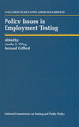 Buchcover Policy Issues in Employment Testing