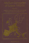 Buchcover Medium Companies of Europe 1992/93