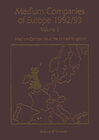 Buchcover Medium Companies of Europe 1992/93