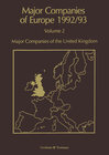 Buchcover Major Companies of Europe 1992/93