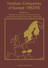 Buchcover Medium Companies of Europe 1992/93