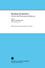 Buchcover Reading Disabilities