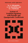 Buchcover Systems of Evolution Equations with Periodic and Quasiperiodic Coefficients